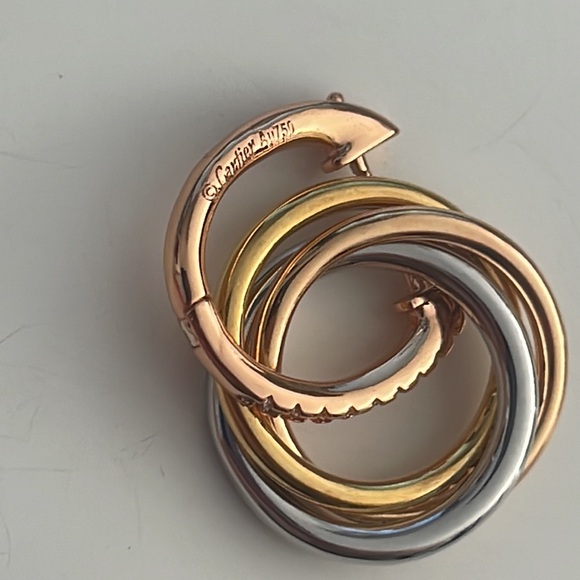 1pair Cartier all Color Gold Include Family Circles Hoop Earrings Mother’s Day - Picture 11 of 16